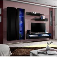 Vitrina suspendata FLY Genarom AM 23 ZZ FY 41 Negru / Negru Lucios Vitrina suspendata FLY Genarom AM 23 ZZ FY 41 Negru / Negru Lucios